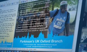 A poster of a person running in the uk